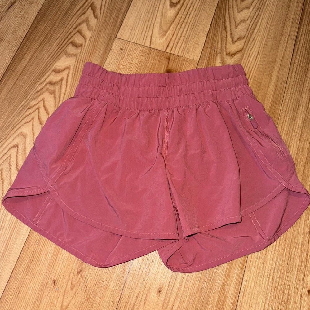 Lululemon track that high rise shorts